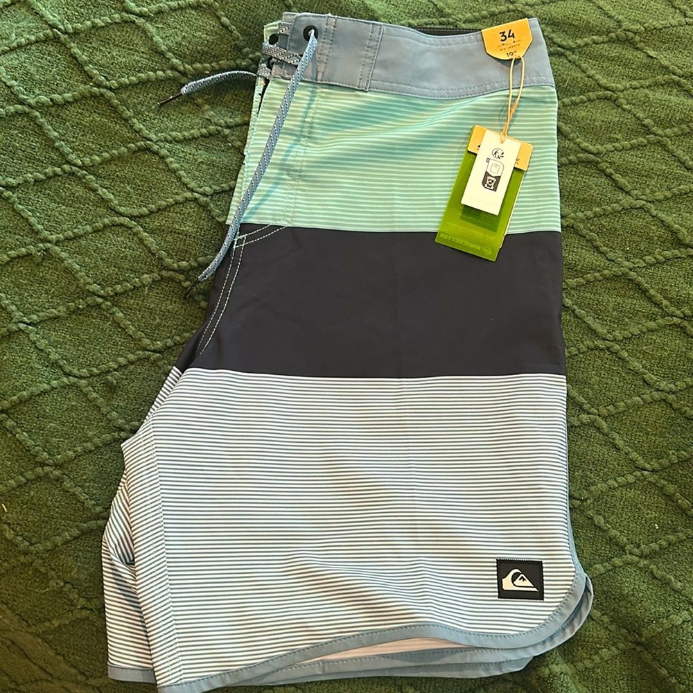 Quiksilver Men's Multi-Blue Board Shorts